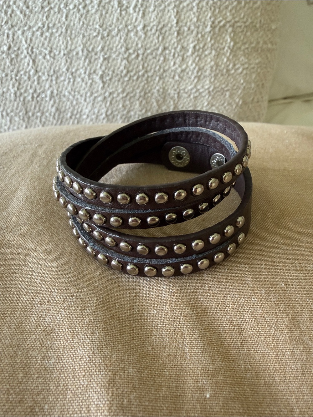 Rustic Faux Leather Bracelet
